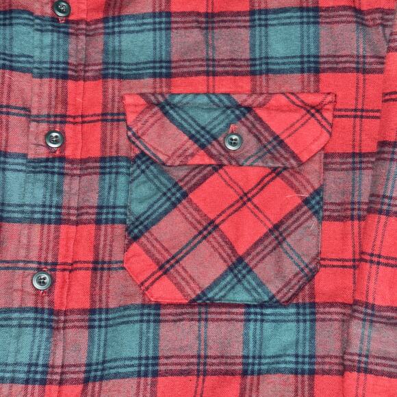 Vtg LL Bean Flannel Jacket Men's Size XXL Red Plaid Thinsulate Quilted Lined USA - Picture 3 of 7